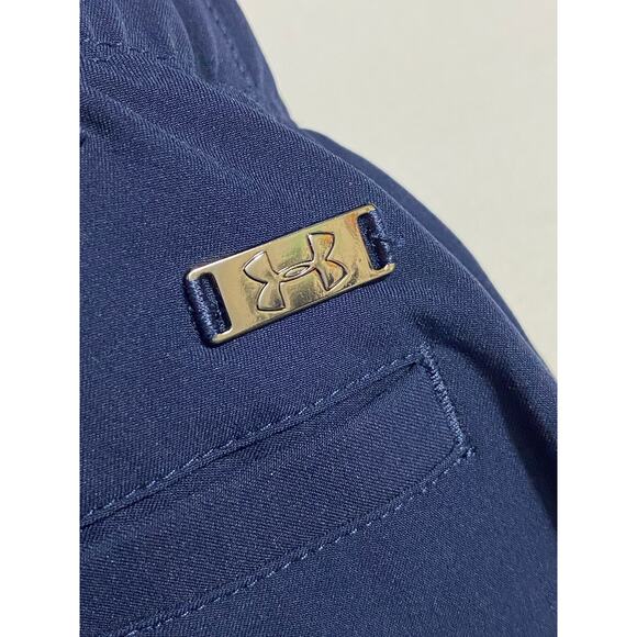 Under Armour Women’s Links Pants Size 10 Blue Golf Performance Stretch Casual - Picture 8 of 12